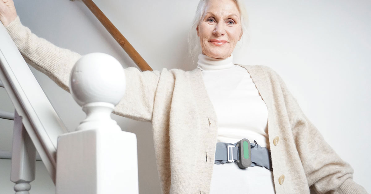BalanceBelt: Reflections on a belt that helps people with severe balance disorders.